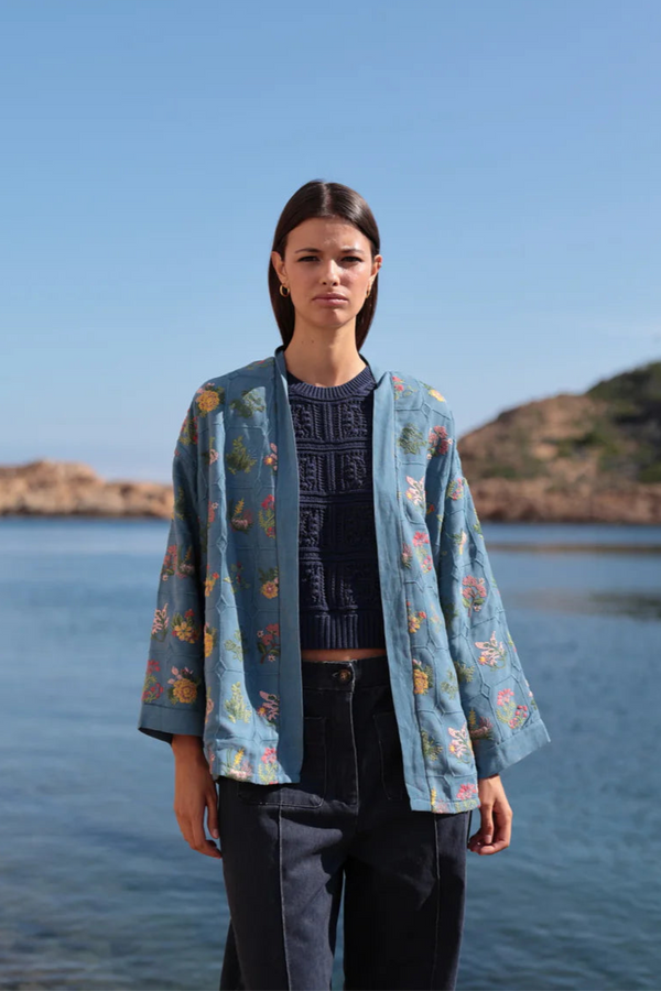 KIMONO-JACKE FANTASIEMUSTER