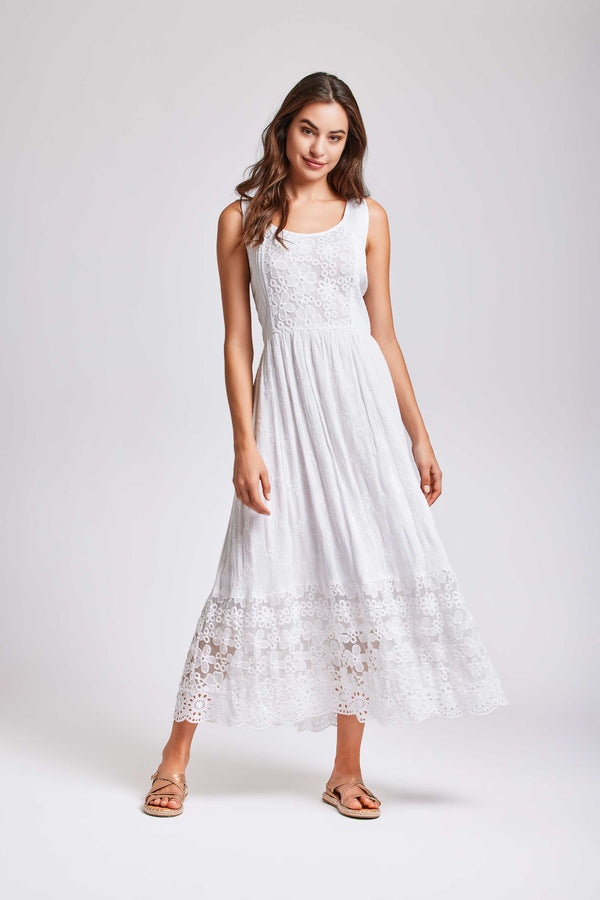 LANGES ÄRMELLOSES KLEID BALI