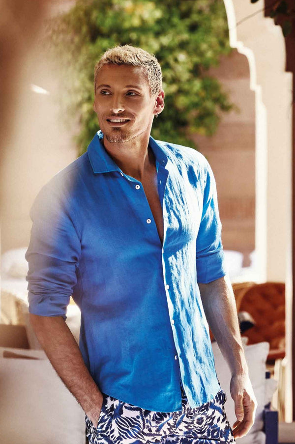 FRANCIS HEMD AUS LEINENMISCHUNG