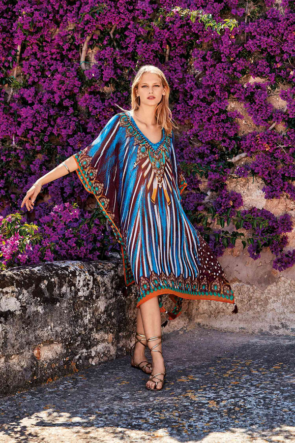 Langer Poncho Letizia
