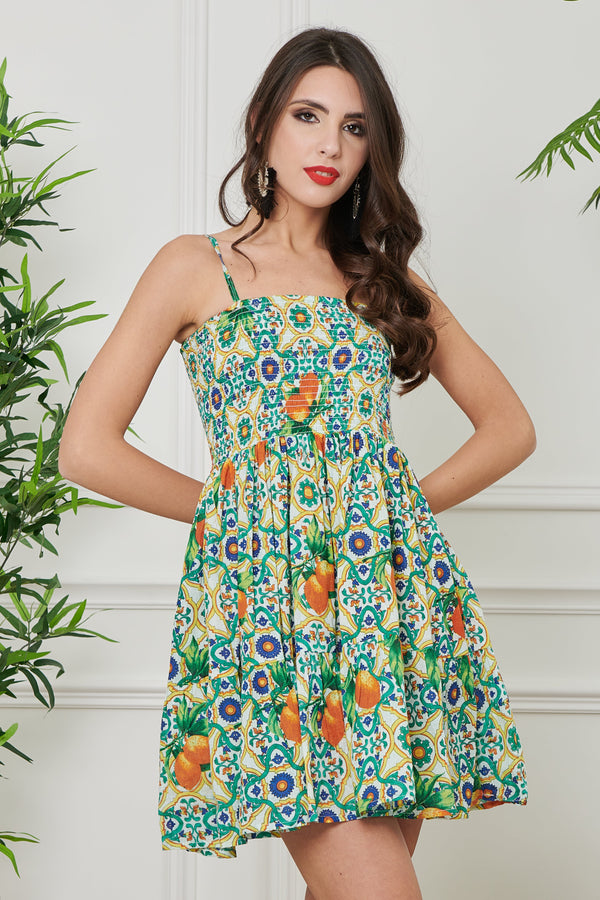 KLEID MIT ELASTISCHEM MIEDER