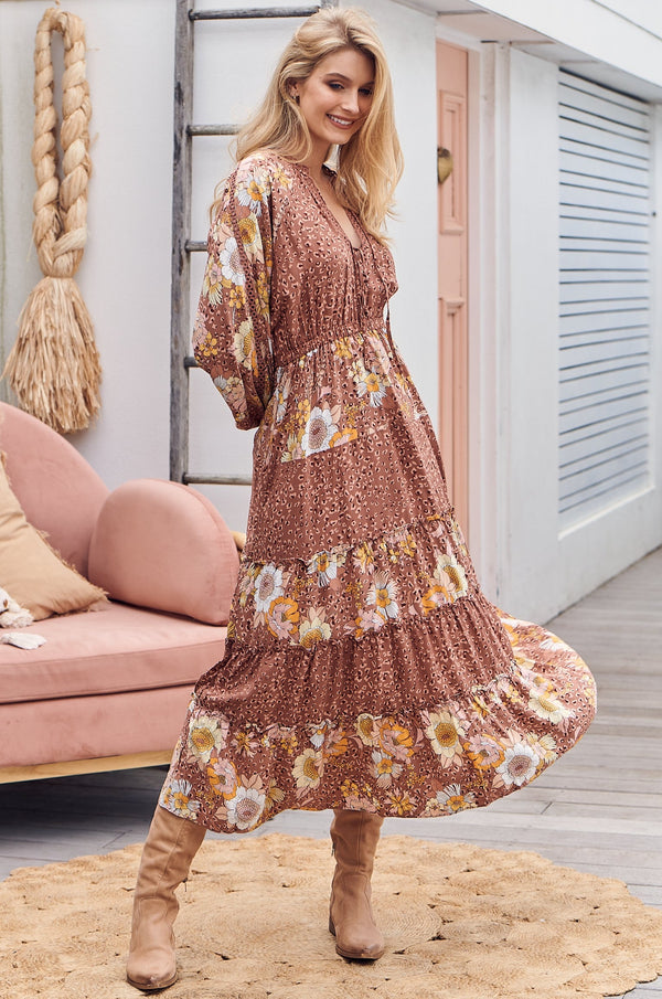 LANGES CAMELIA-KLEID