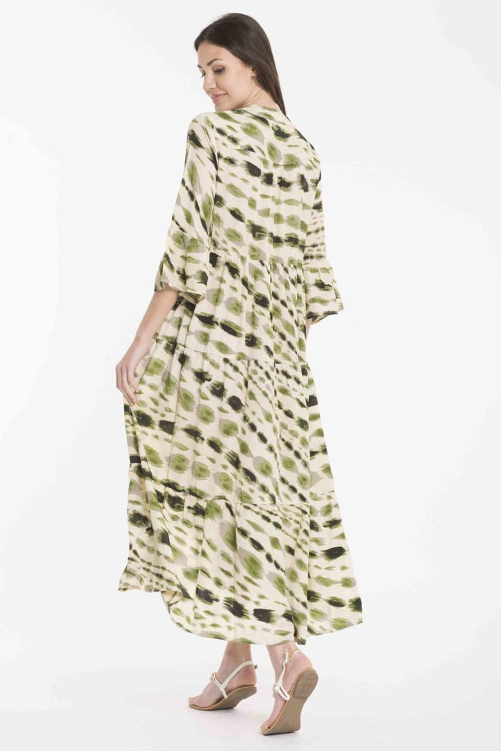 ABITO FANTASIA ASTRATTA- DB22-115 - #Moda Mare Positano#