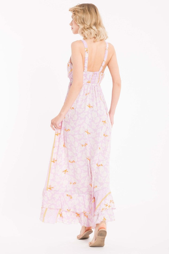 ABITO LUNGO FIORI- IC22-131 - #Moda Mare Positano#