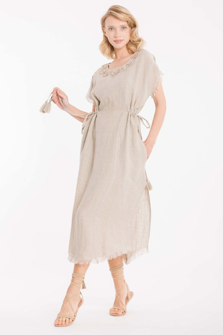 ABITO PURO LINO- IC22-075 - #Moda Mare Positano#