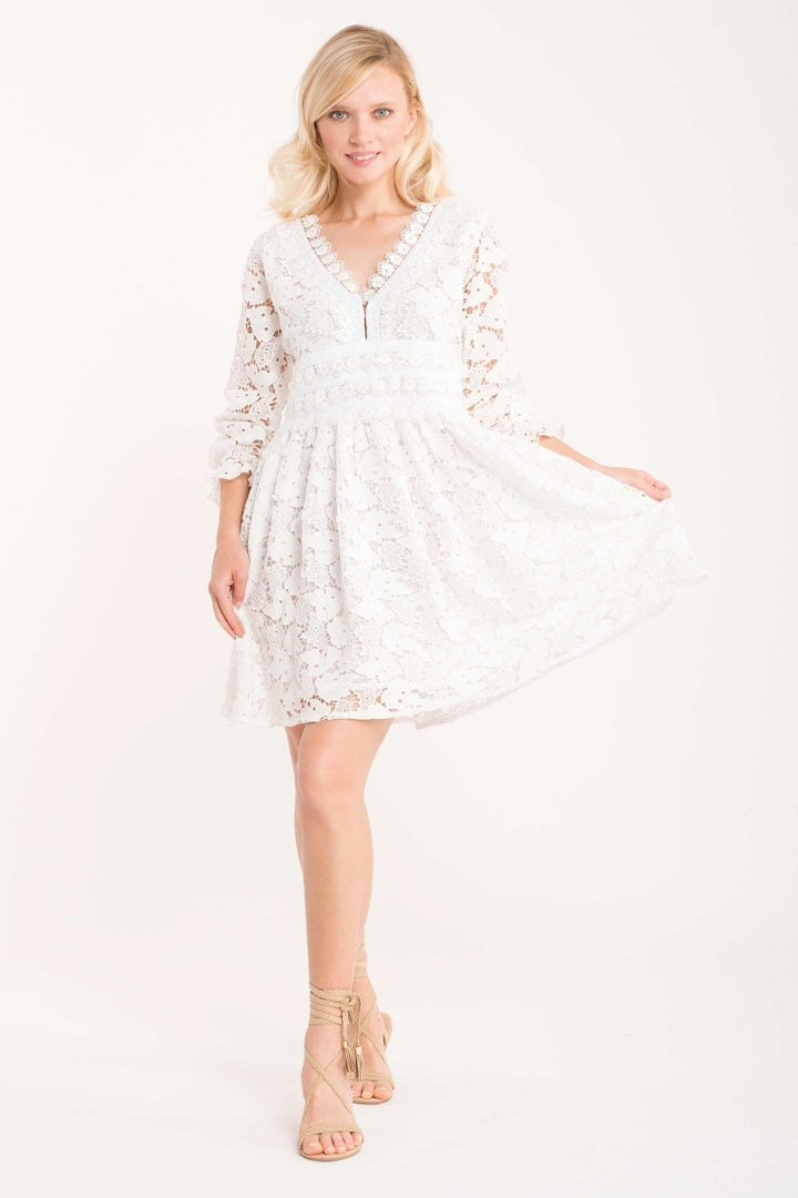 ABITO RICAMI E MERLETTI- IC21-015 - #Moda Mare Positano#