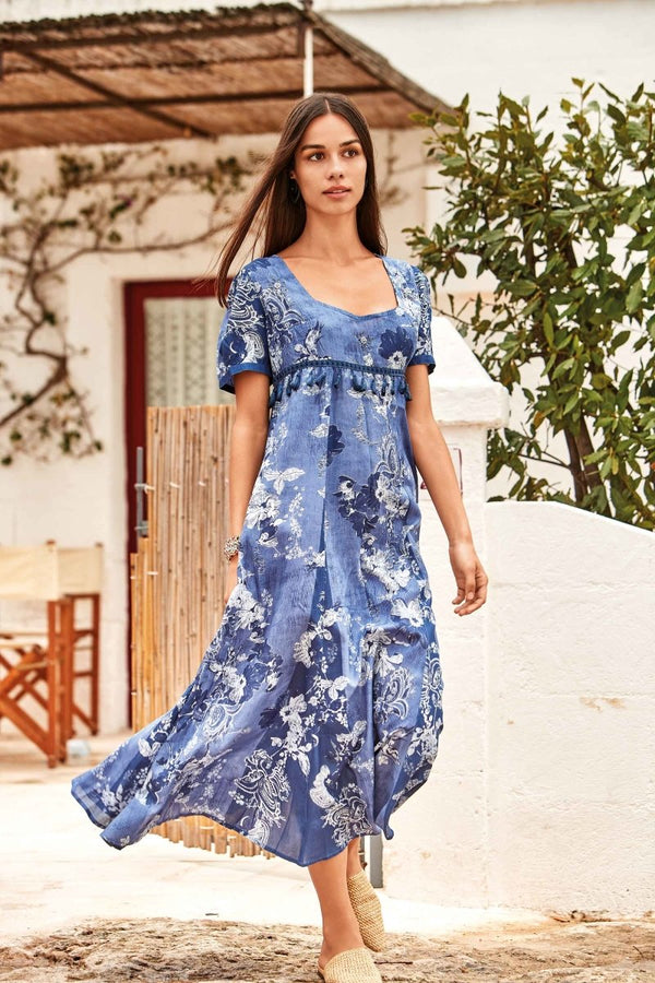 ABITO TONI BLU- IC22-162 - #Moda Mare Positano#