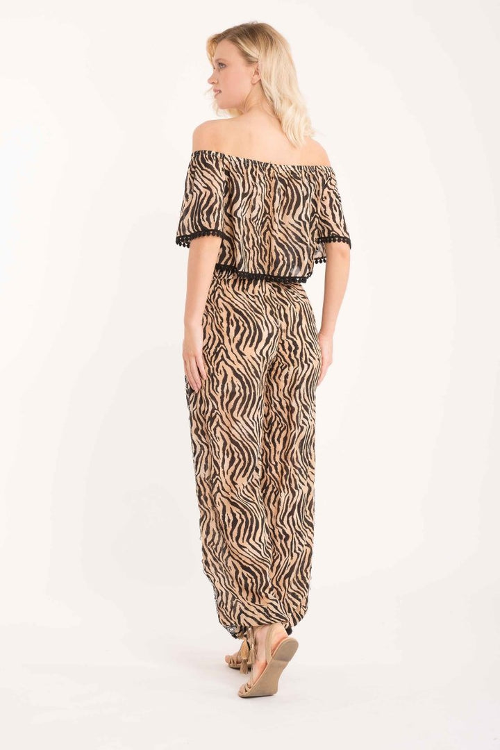 PANTALONI ANIMALIER- IC21-101 - #Moda Mare Positano#