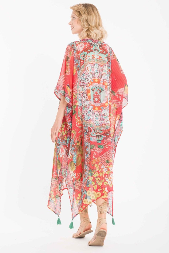 PONCHO TONI ROSSI- IC22-156 - #Moda Mare Positano#